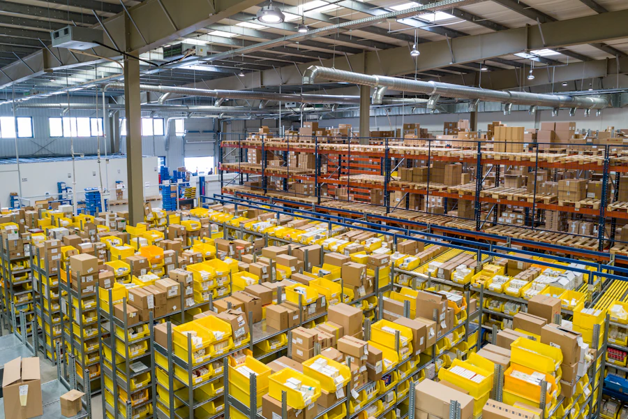 Cartons et logistique d'entrepot