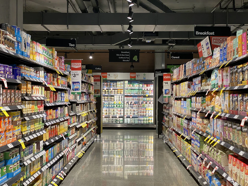 Rayons de marchandises pour professionnels